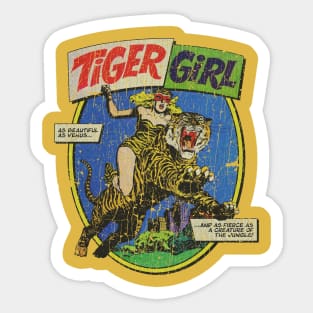 Tiger Girl 1968 Sticker